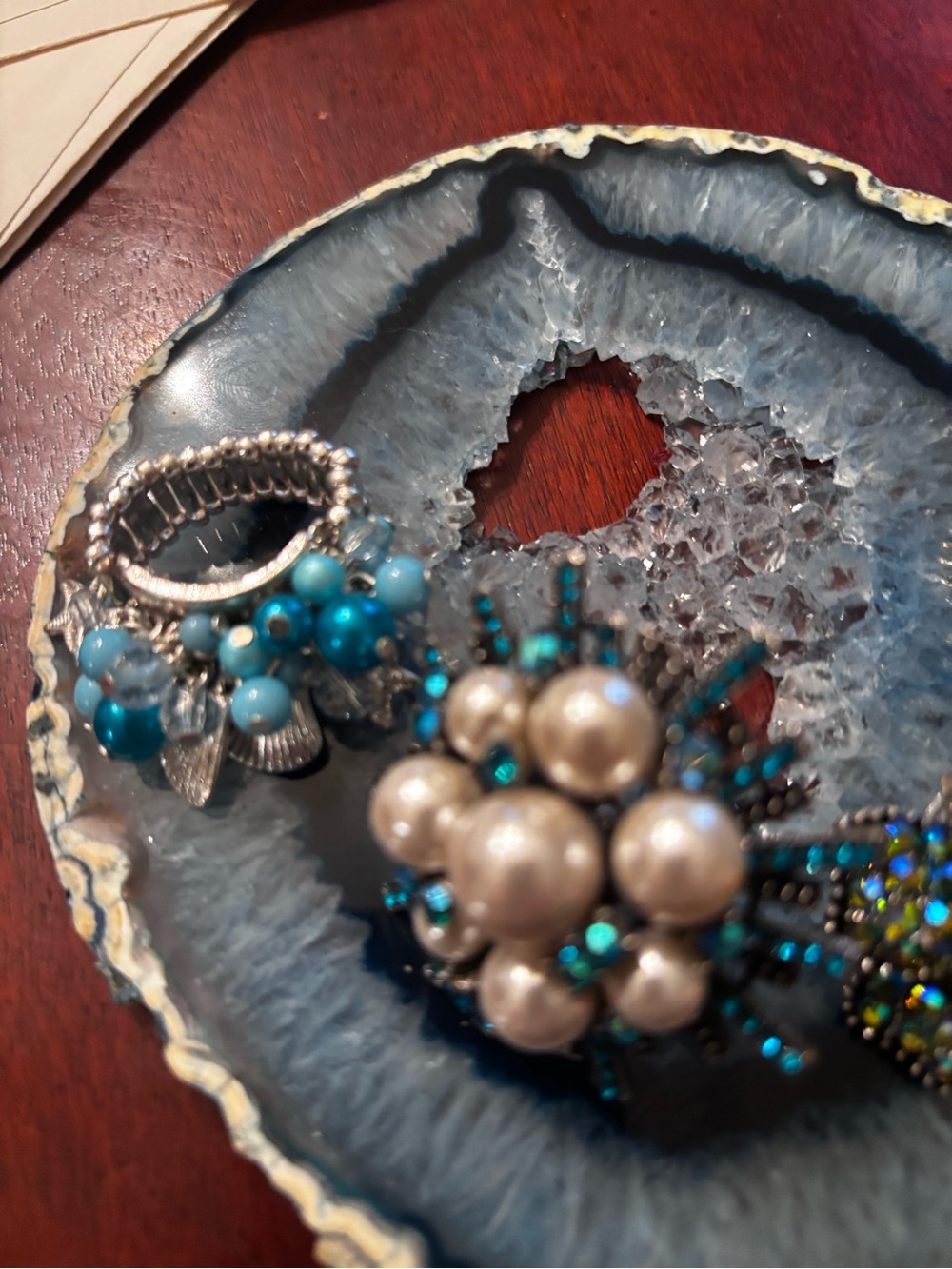 4 Cluster Stretch Cocktail Rings - Picture 2 of 9